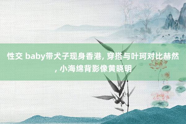 性交 baby带犬子现身香港， 穿搭与叶珂对比赫然， 小海绵背影像黄晓明