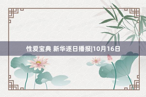 性爱宝典 新华逐日播报|10月16日