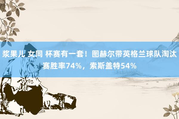 浆果儿 女同 杯赛有一套！图赫尔带英格兰球队淘汰赛胜率74%，索斯盖特54%