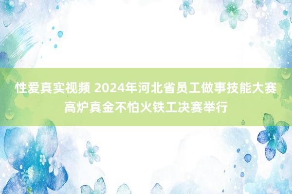 性爱真实视频 2024年河北省员工做事技能大赛高炉真金不怕火铁工决赛举行