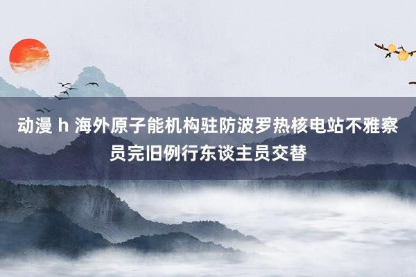 动漫 h 海外原子能机构驻防波罗热核电站不雅察员完旧例行东谈主员交替