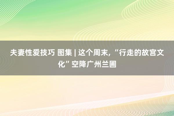 夫妻性爱技巧 图集 | 这个周末， “行走的故宫文化”空降广州兰圃