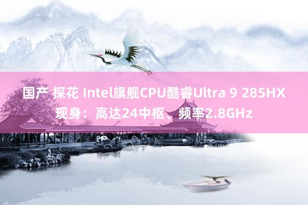 国产 探花 Intel旗舰CPU酷睿Ultra 9 285HX现身：高达24中枢、频率2.8GHz