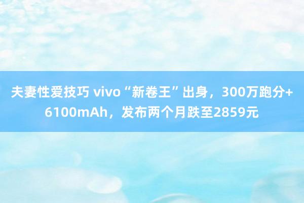 夫妻性爱技巧 vivo“新卷王”出身，300万跑分+6100mAh，发布两个月跌至2859元